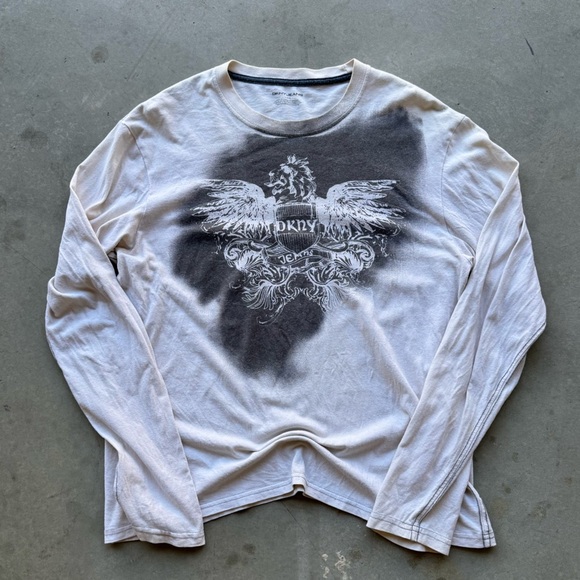 Dkny Other - Y2K Affliction Like Graphic Long Sleeve